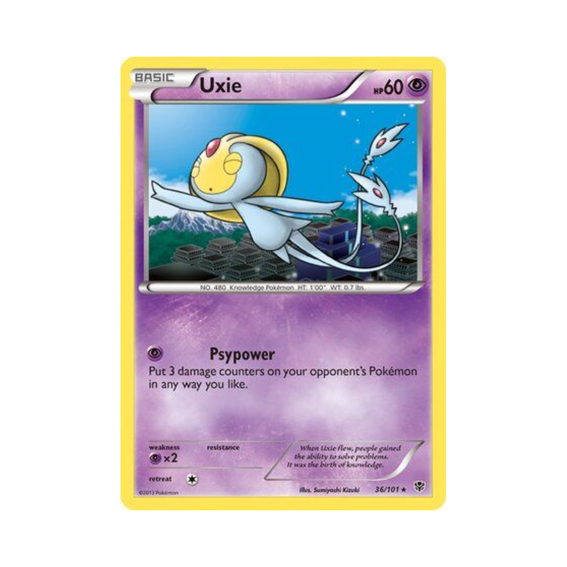 포켓몬 TCG 유크시 R 플라스마 블라스트 (영문판)(Pokemon TCG Uxie R Plasma Blast (English Ver.)) - 1