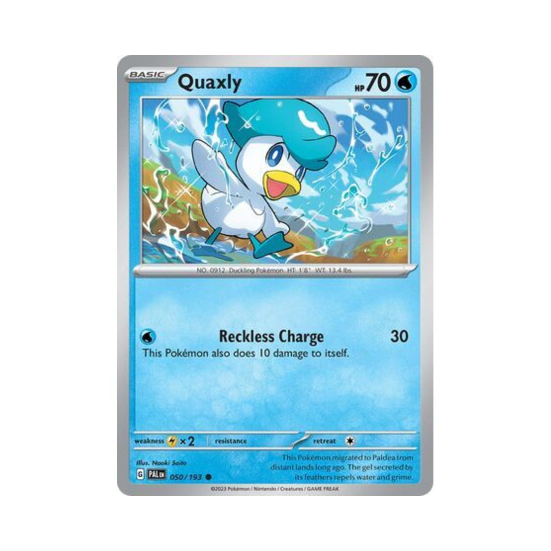 포켓몬 TCG 꾸왁스 C 팔데아 이볼브드 (영문판)(Pokemon TCG Quaxly C Paldea Evolved (English Ver.)) - 1