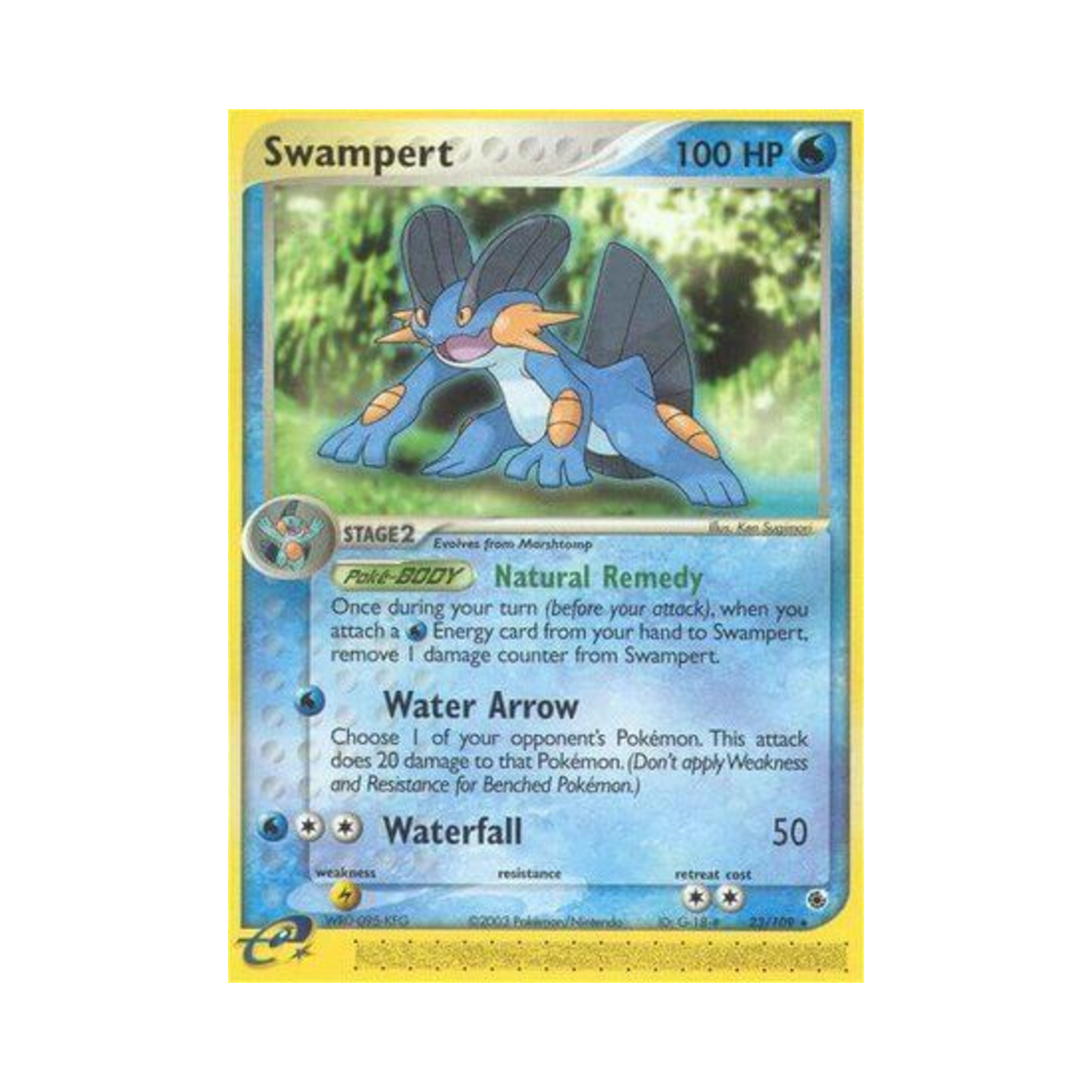 포켓몬 TCG 대짱이 R EX 루비 & 사파이어 (영문판)(Pokemon TCG Swampert R EX Ruby & Sapphire (English Ver.)) - 1