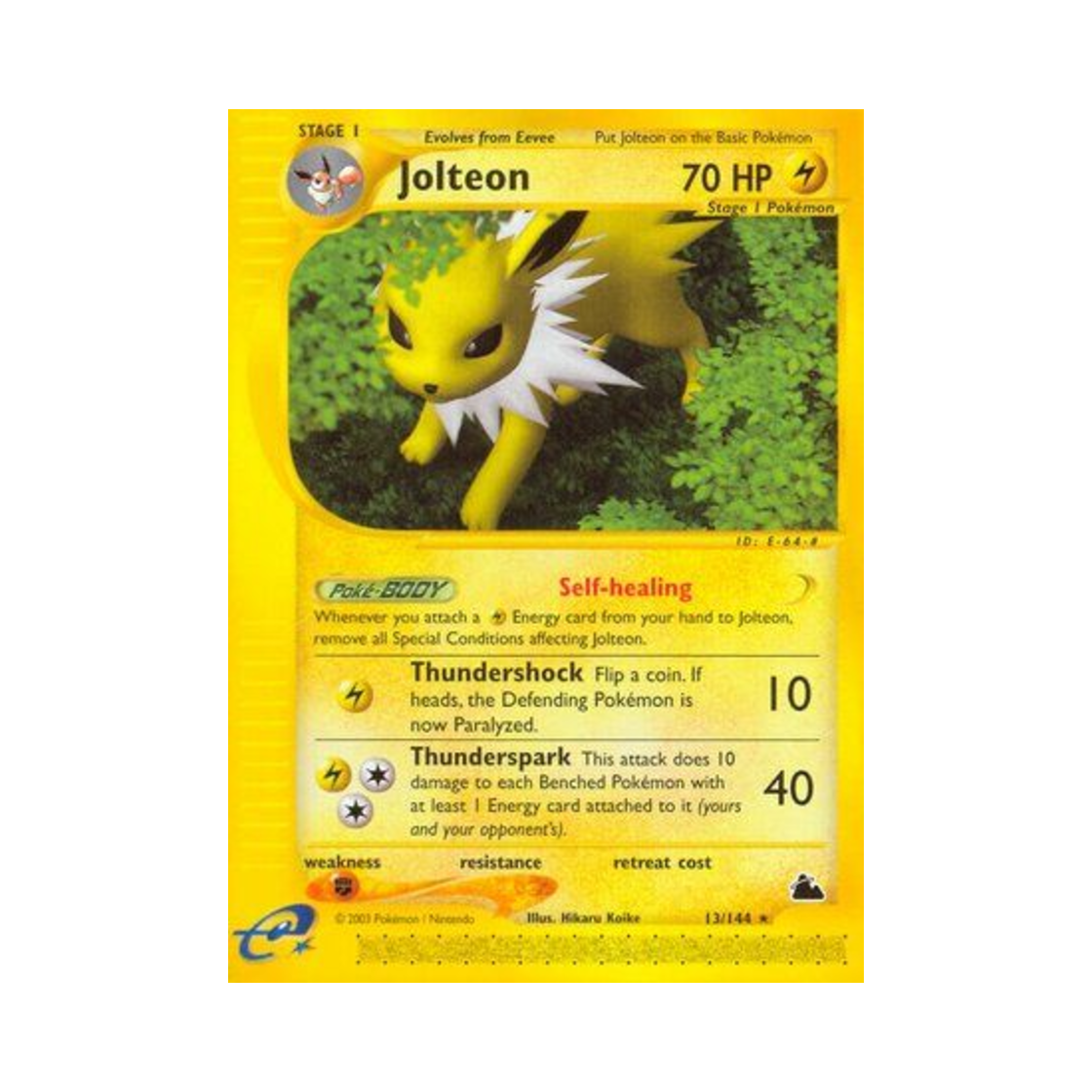포켓몬 TCG 쥬피썬더 R 스카이리지 (영문판)(Pokemon TCG Jolteon R Skyridge (English Ver.)) - 1