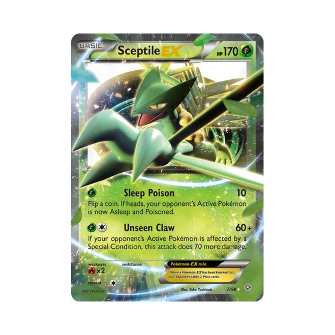 포켓몬 TCG 나무킹 EX RHE 에인션트 오리진스 (영문판)(Pokemon TCG Sceptile EX RHE Ancient Origins (English Ver.)) - 1