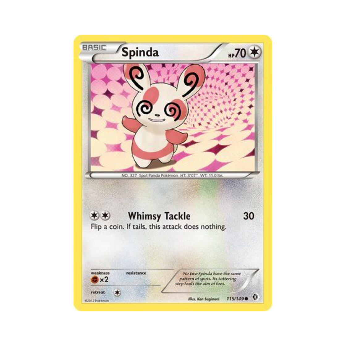 포켓몬 TCG 얼루기 C 바운더리스 크로스드 (영문판)(Pokemon TCG Spinda C Boundaries Crossed (English Ver.)) - 1