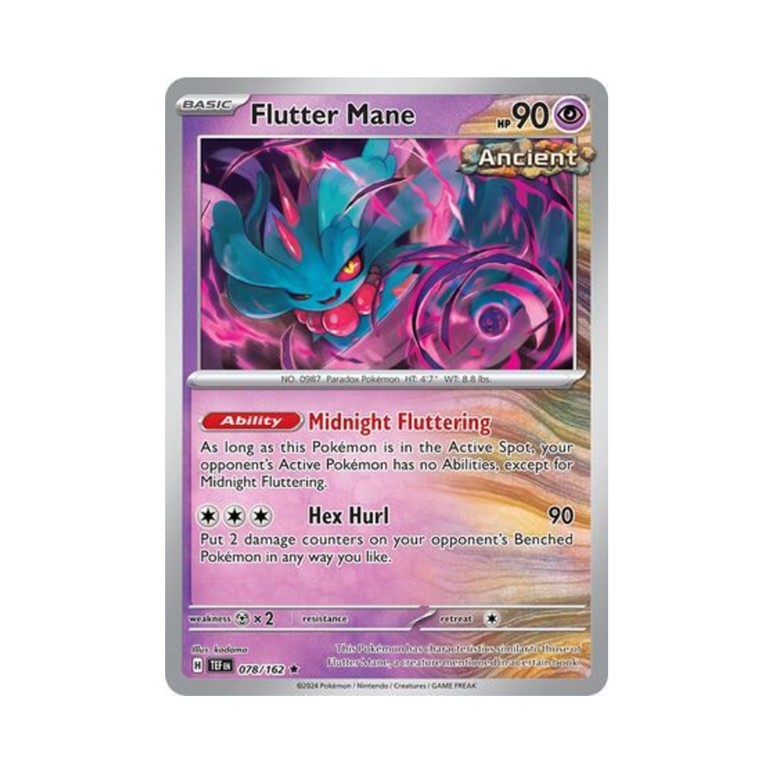 포켓몬 TCG 날개치는머리 R 템포럴 포시스 (영문판)(Pokemon TCG Flutter Mane R Temporal Forces (English Ver.)) - 1
