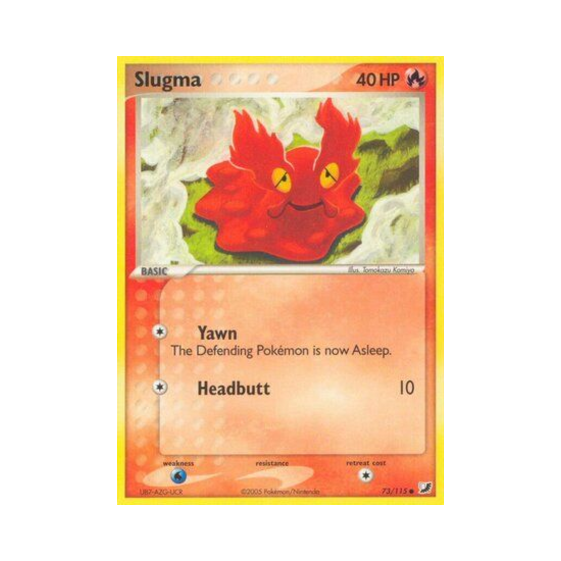 포켓몬 TCG 마그마그 C EX 언씬 포시스 (영문판)(Pokemon TCG Slugma C EX Unseen Forces (English Ver.)) - 1