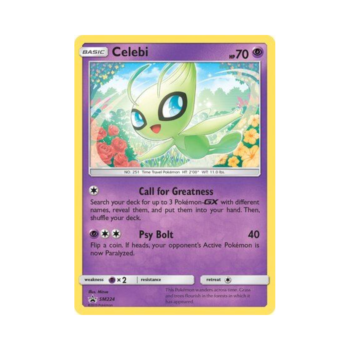 포켓몬 TCG 세레비 P 썬 & 문 프로모카드 (영문판)(Pokemon TCG Celebi P Sun & Moon Promos (English Ver.)) - 1