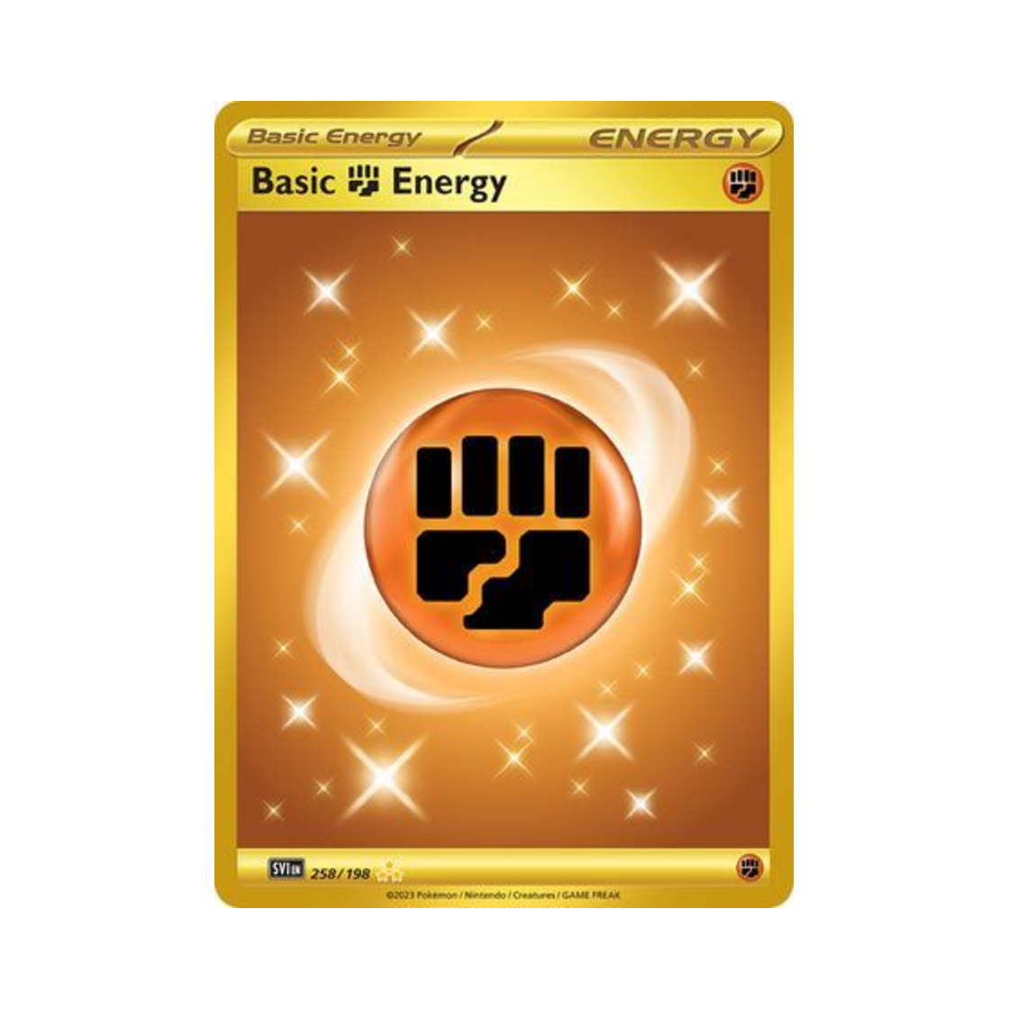 포켓몬 TCG 기본 격투 에너지 HR 스칼렛 & 바이올렛 (영문판)(Pokemon TCG Basic Fighting Energy HR Scarlet & Violet (English Ver.)) - 1