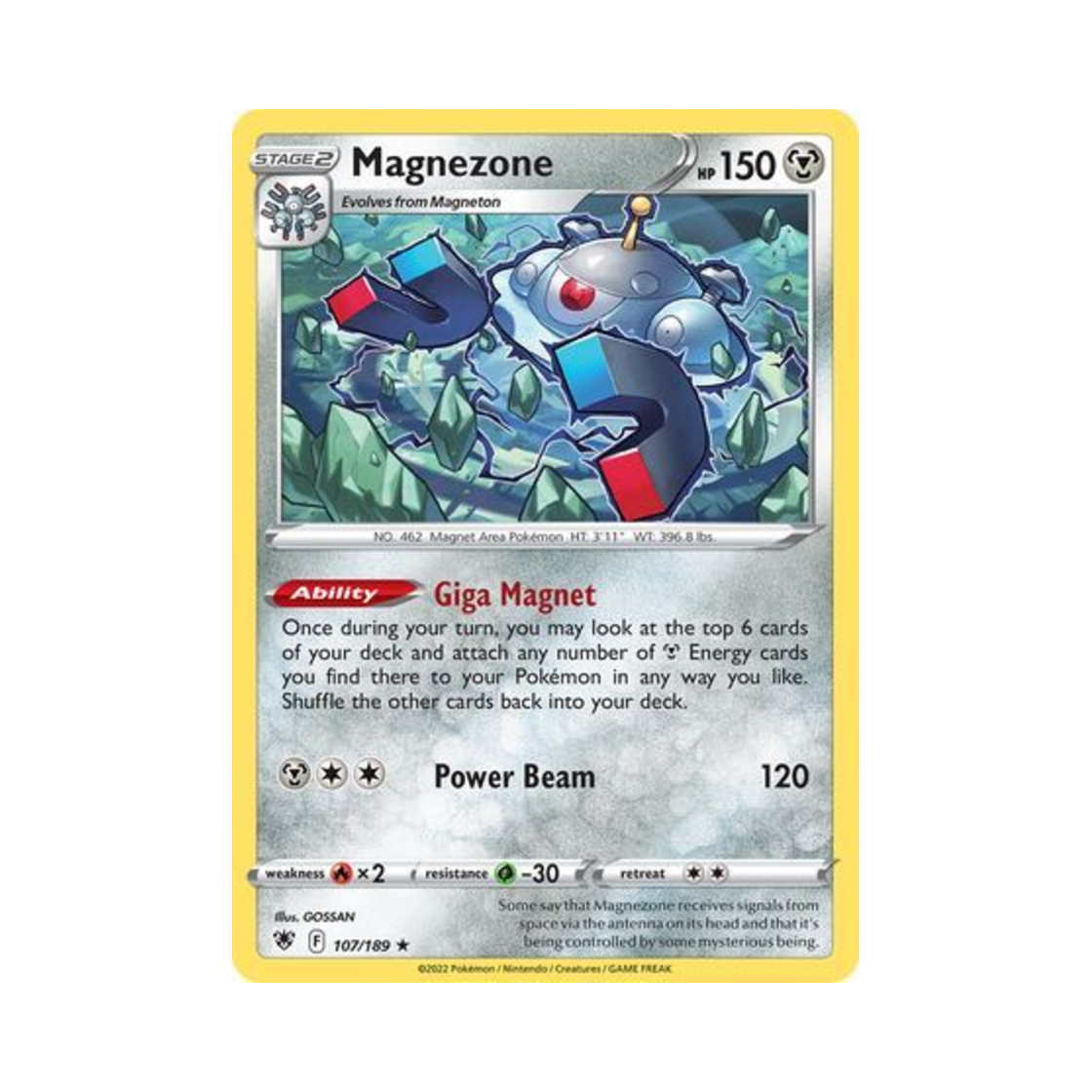 포켓몬 TCG 자포코일 RH 아스트랄 레디안스 (영문판)(Pokemon TCG Magnezone RH Astral Radiance (English Ver.)) - 1