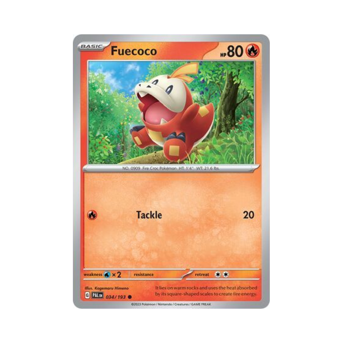 포켓몬 TCG 뜨아거 C 팔데아 이볼브드 (영문판)(Pokemon TCG Fuecoco C Paldea Evolved (English Ver.)) - 1