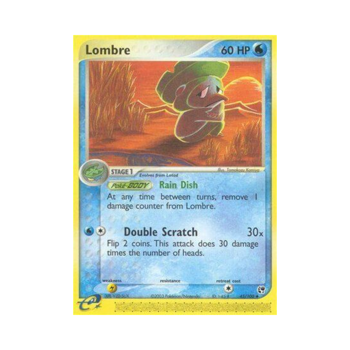 포켓몬 TCG 로토스 U EX 샌드스톰 (영문판)(Pokemon TCG Lombre U EX Sandstorm (English Ver.)) - 1
