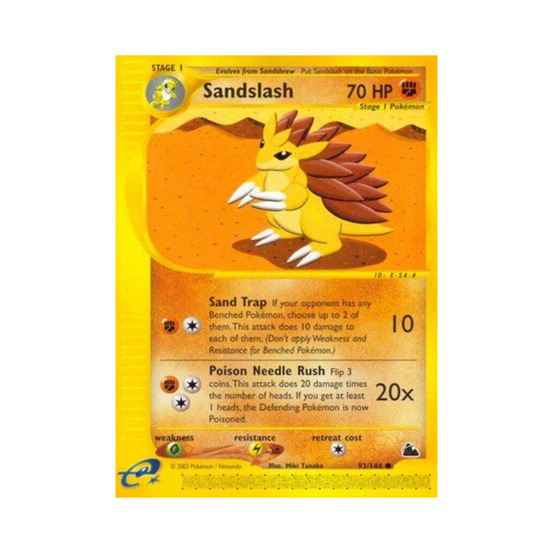 포켓몬 TCG 고지 C 스카이리지 (영문판)(Pokemon TCG Sandslash C Skyridge (English Ver.)) - 1