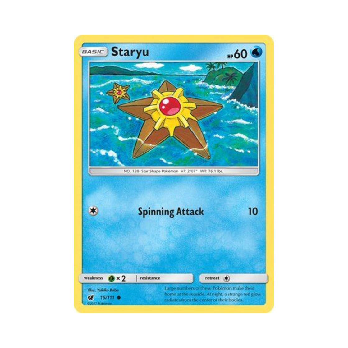 포켓몬 TCG 별가사리 C 크림슨 인베이전 (영문판)(Pokemon TCG Staryu C Crimson Invasion (English Ver.)) - 1