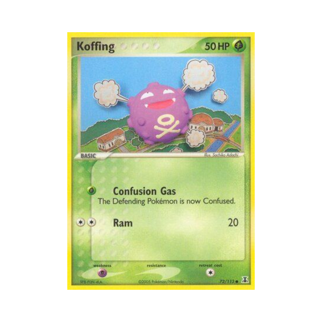 포켓몬 TCG 또가스 C EX 델타 스페이시스 (영문판)(Pokemon TCG Koffing C EX Delta Species (English Ver.)) - 1