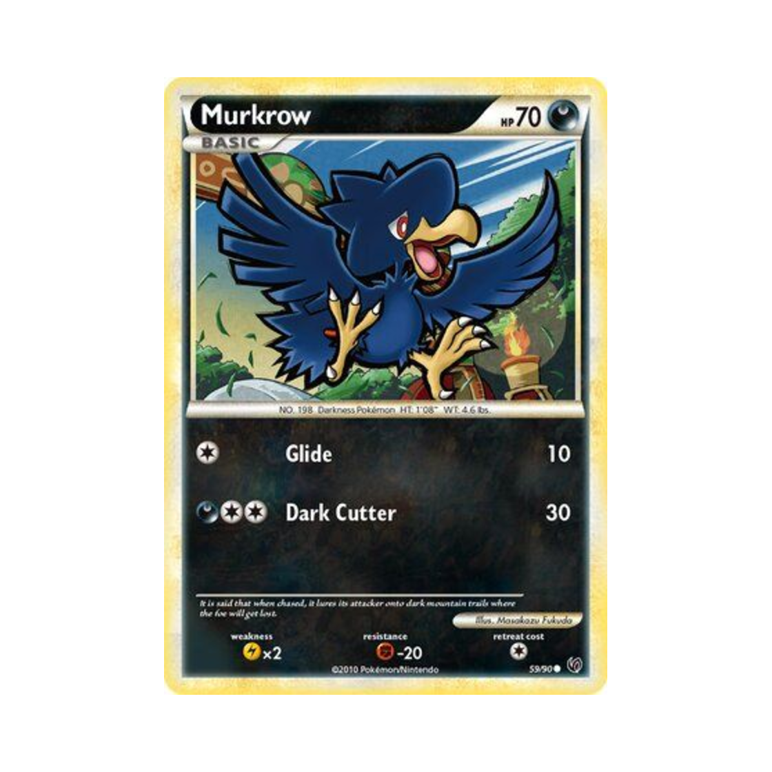 포켓몬 TCG 니로우 C 언던티드 (영문판)(Pokemon TCG Murkrow C Undaunted (English Ver.))