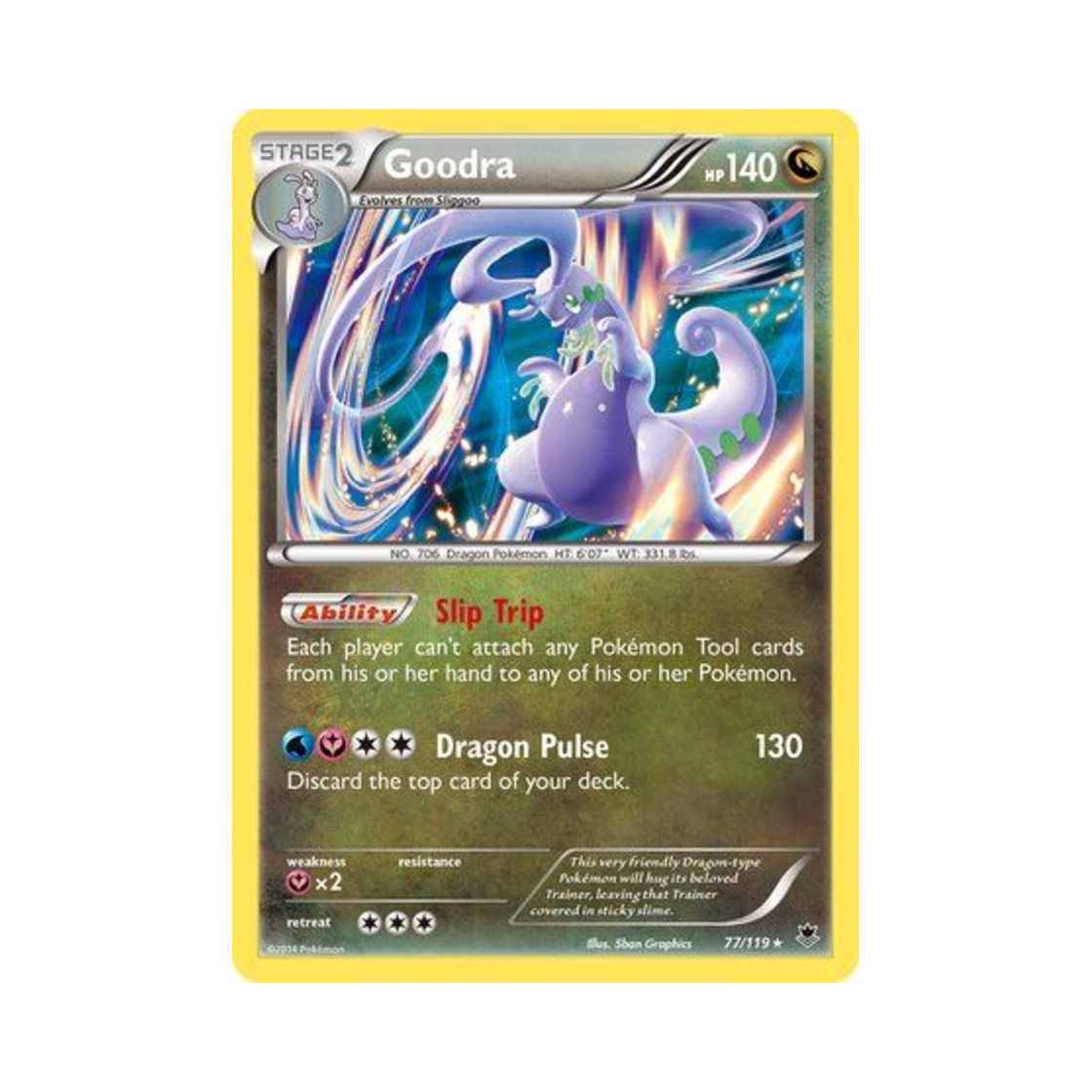 포켓몬 TCG 미끄래곤 RH 팬텀 포스 (영문판)(Pokemon TCG Goodra RH Phantom Forces (English Ver.)) - 1