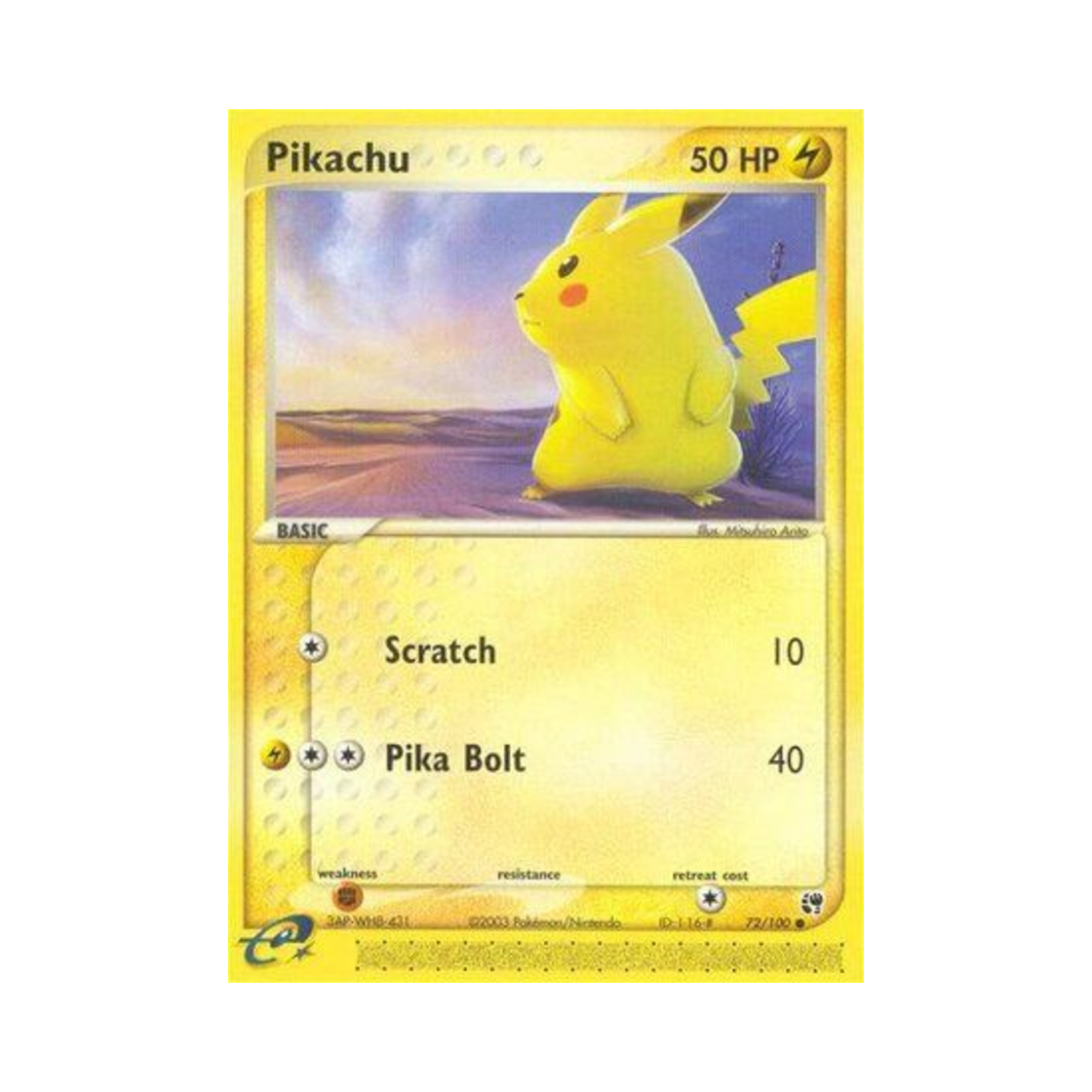 포켓몬 TCG 피카츄 C EX 샌드스톰 (영문판)(Pokemon TCG Pikachu C EX Sandstorm (English Ver.)) - 1