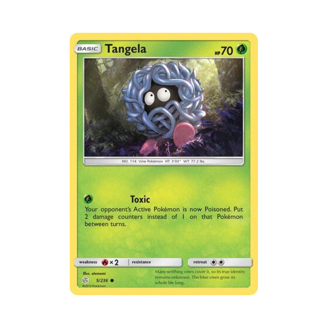포켓몬 TCG 덩쿠리 C 코스믹 이클립스 (영문판)(Pokemon TCG Tangela C Cosmic Eclipse (English Ver.)) - 1