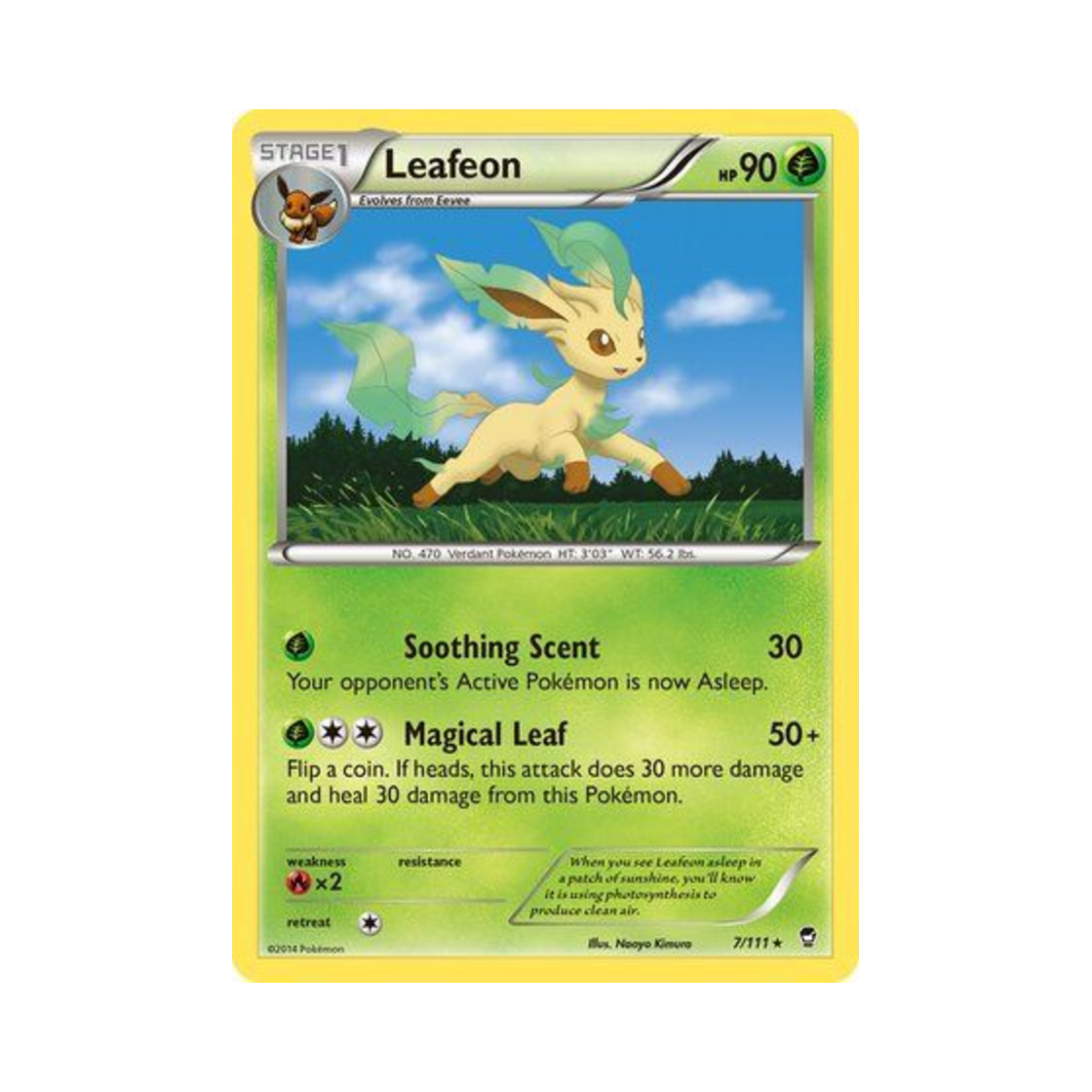포켓몬 TCG 리피아 R 퓨리어스 피스트 (영문판)(Pokemon TCG Leafeon R Furious Fists (English Ver.)) - 1