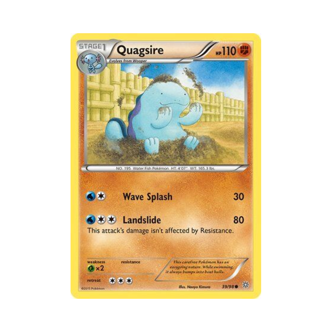 포켓몬 TCG 누오 C 에인션트 오리진스 (영문판)(Pokemon TCG Quagsire C Ancient Origins (English Ver.)) - 1