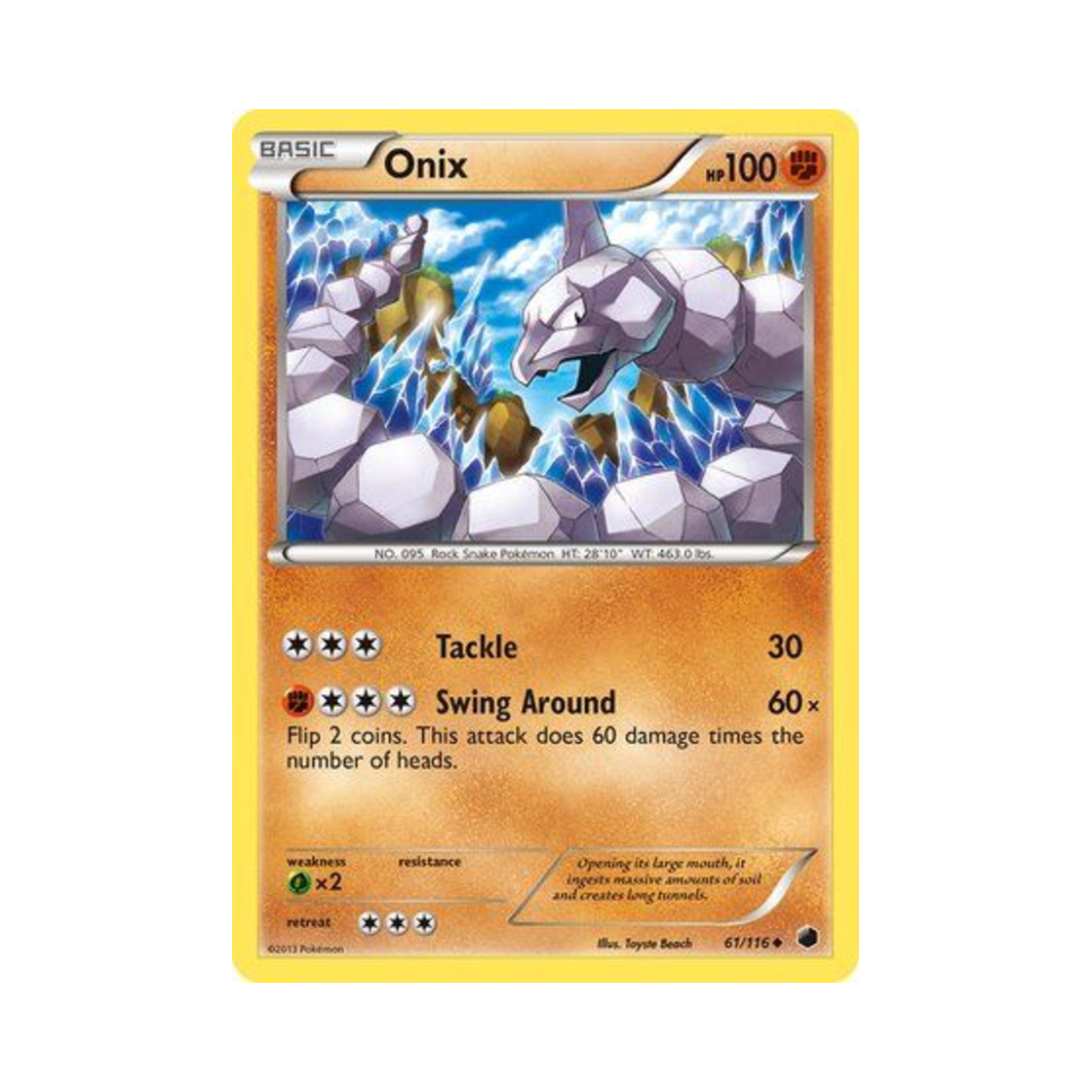 포켓몬 TCG 롱스톤 U 플라스마 프리즈 (영문판)(Pokemon TCG Onix U Plasma Freeze (English Ver.)) - 1