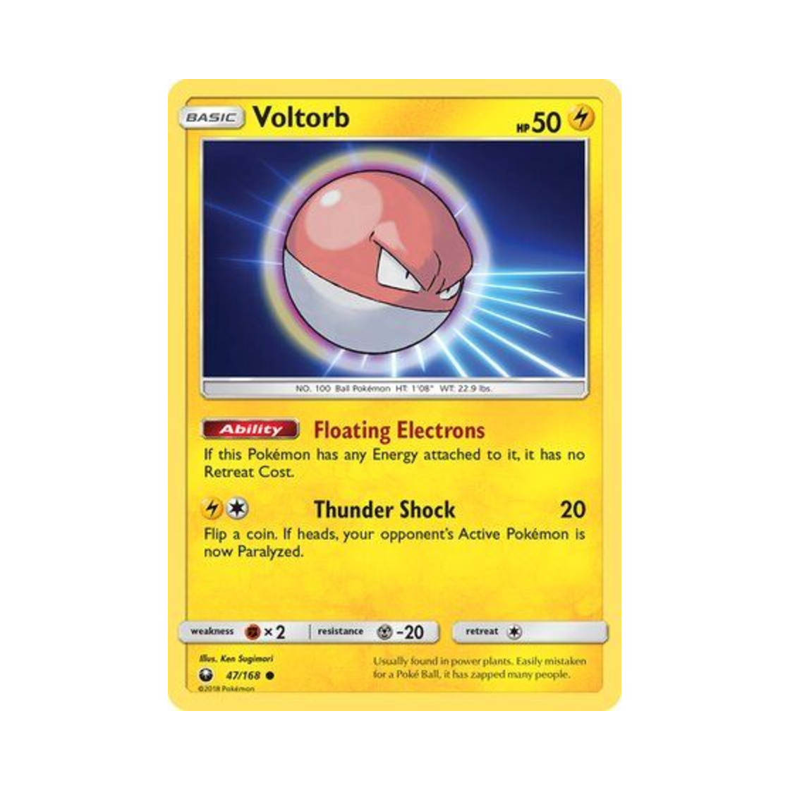 포켓몬 TCG 찌리리공 C 셀레스티얼 스톰 (영문판)(Pokemon TCG Voltorb C Celestial Storm (English Ver.)) - 1