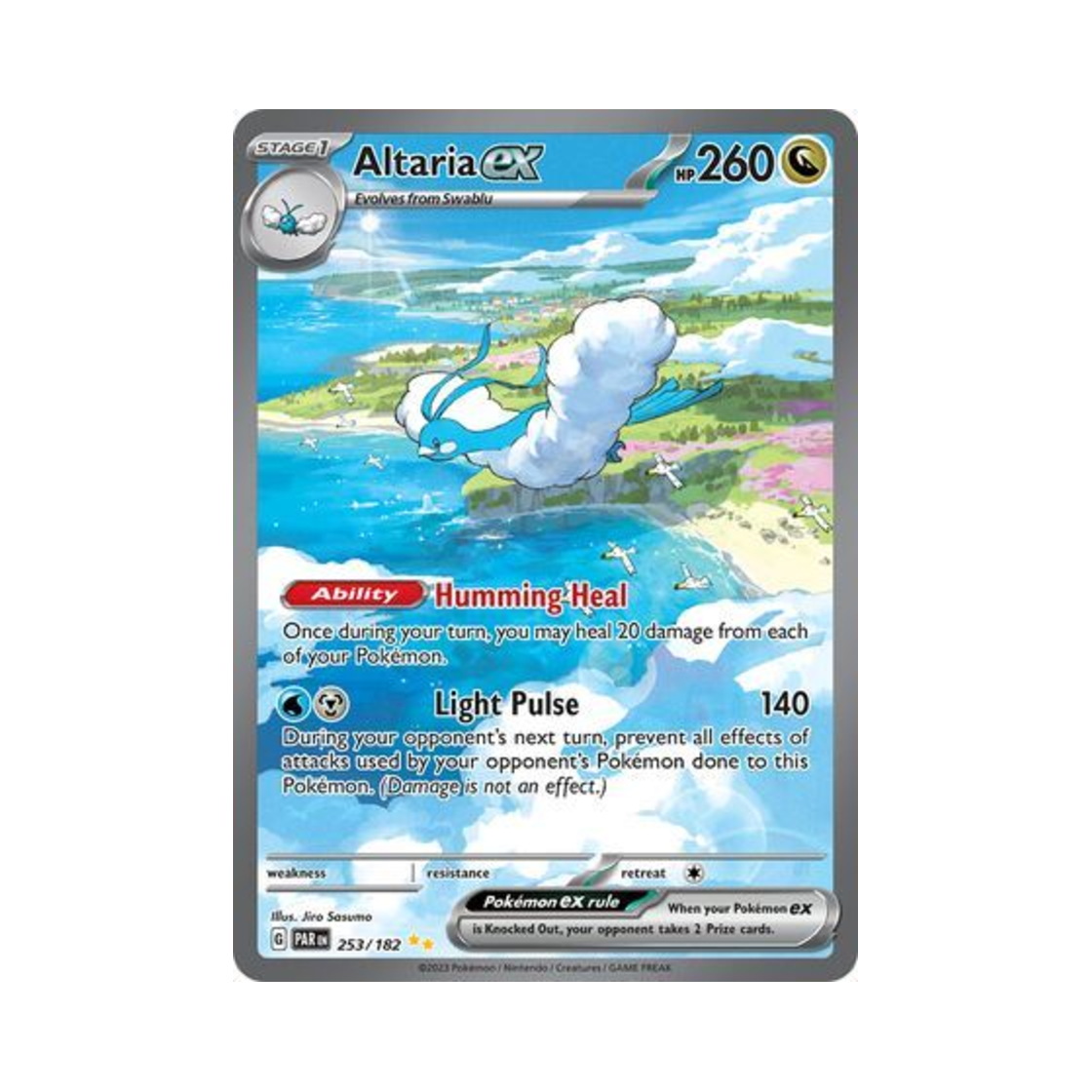 포켓몬 TCG 파비코리 ex SIR 파라독스 리프트 (영문판)(Pokemon TCG Altaria ex SIR Paradox Rift (English Ver.))