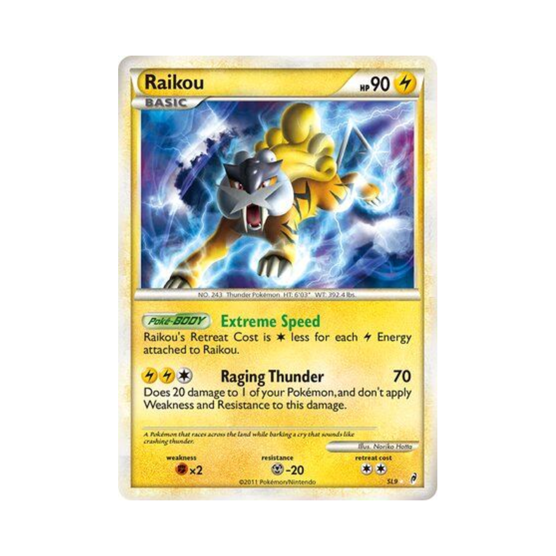 포켓몬 TCG 라이코 RH 콜 오브 레전즈 (영문판)(Pokemon TCG Raikou RH Call of Legends (English Ver.)) - 1