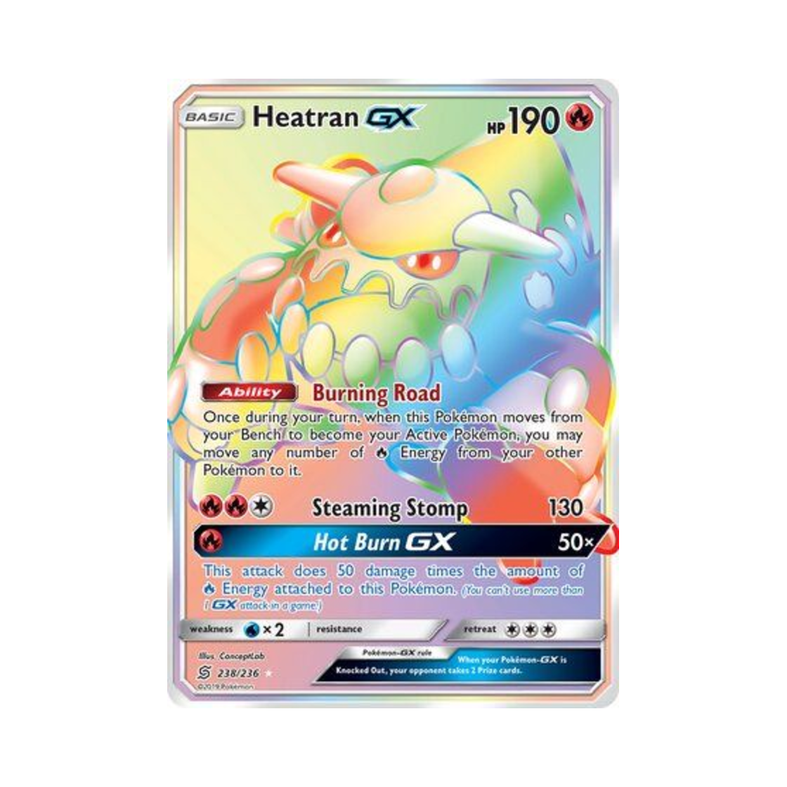 포켓몬 TCG 히드런 GX RR 유니파이드 마인즈 (영문판)(Pokemon TCG Heatran GX RR Unified Minds (English Ver.)) - 1