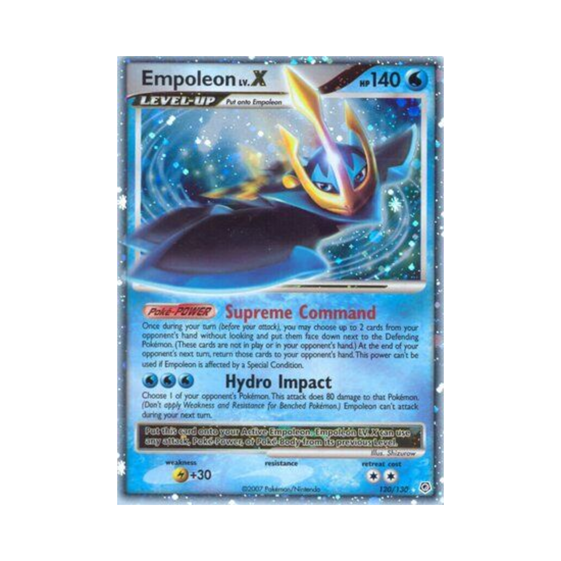 포켓몬 TCG 엠페르트 LV.X RHL 다이아몬드 & 펄 (영문판)(Pokemon TCG Empoleon LV.X RHL Diamond & Pearl (English Ver.)) - 1