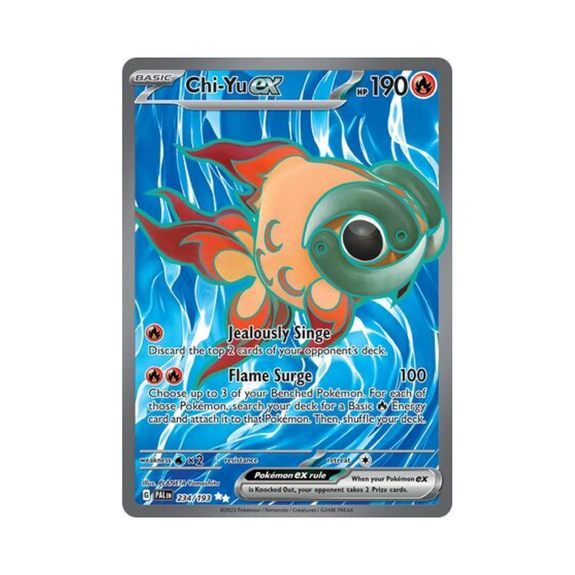 포켓몬 TCG 위유이 ex UR 팔데아 이볼브드 (영문판)(Pokemon TCG Chi Yu ex UR Paldea Evolved (English Ver.)) - 1