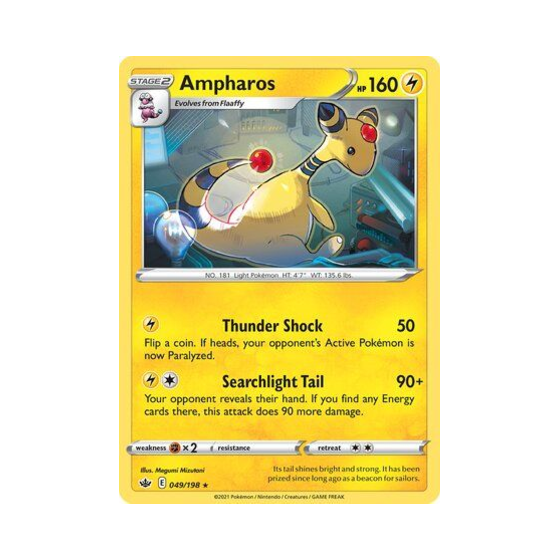 포켓몬 TCG 전룡 R 칠링 레인 (영문판)(Pokemon TCG Ampharos R Chilling Reign (English Ver.)) - 1