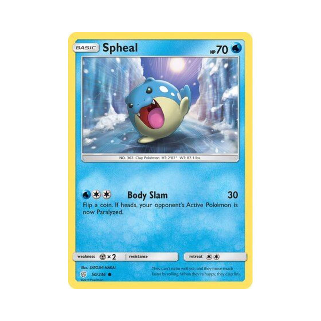 포켓몬 TCG 대굴레오 C 코스믹 이클립스 (영문판)(Pokemon TCG Spheal C Cosmic Eclipse (English Ver.)) - 1