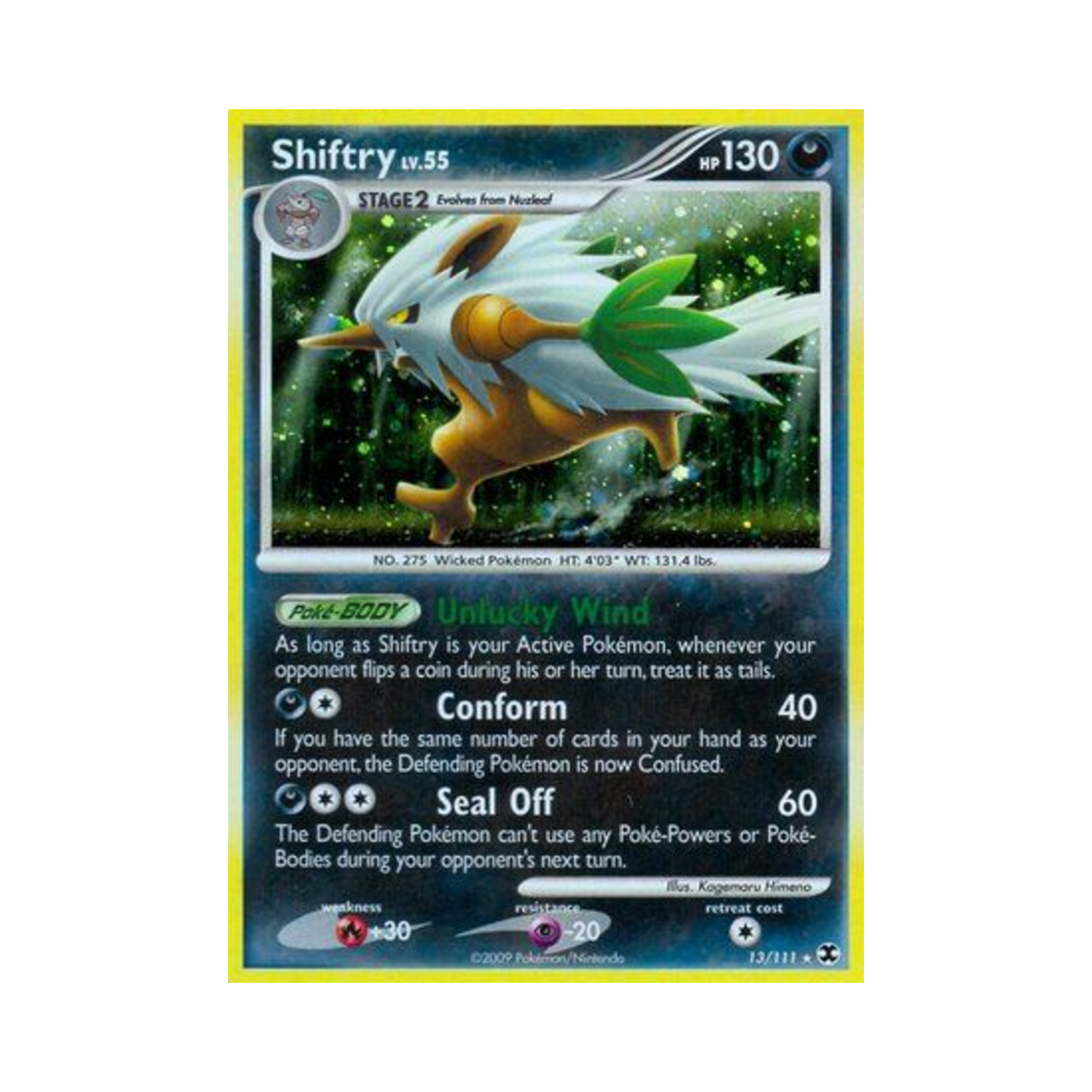 포켓몬 TCG 다탱구 RH 라이징 라이벌스 (영문판)(Pokemon TCG Shiftry RH Rising Rivals (English Ver.))