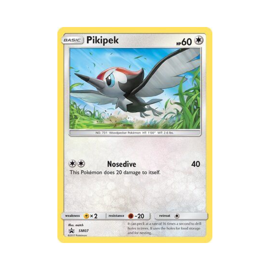 포켓몬 TCG 콕코구리 P 썬 & 문 프로모카드 (영문판)(Pokemon TCG Pikipek P Sun & Moon Promos (English Ver.)) - 1