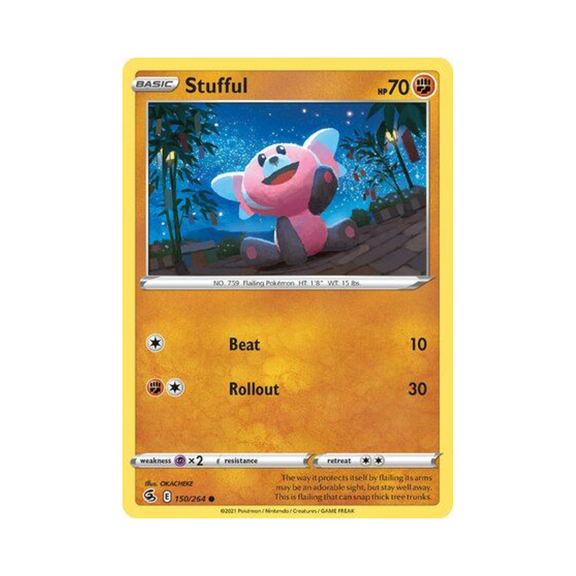 포켓몬 TCG 포곰곰 C 퓨전 스트라이크 (영문판)(Pokemon TCG Stufful C Fusion Strike (English Ver.)) - 1