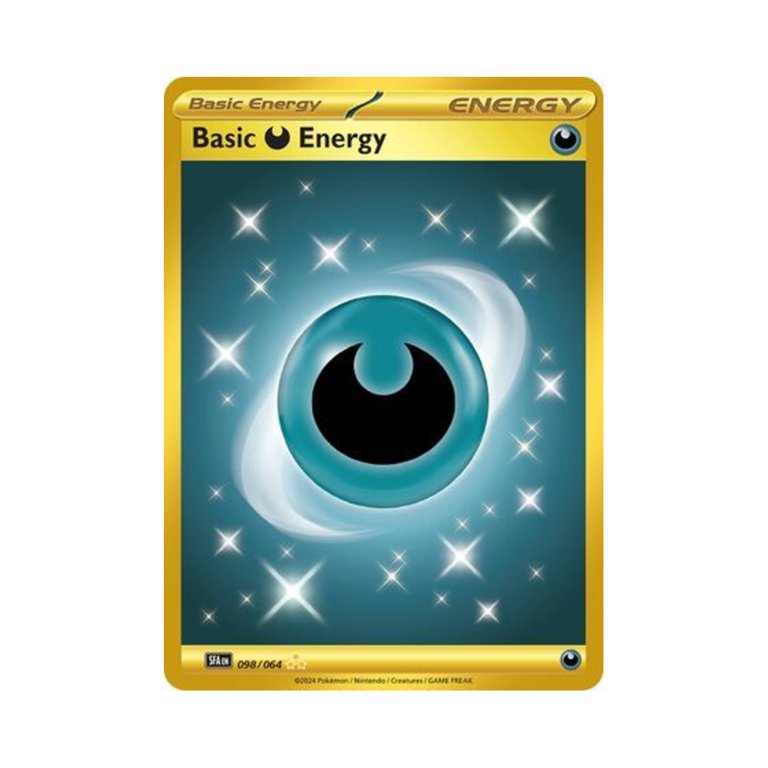 포켓몬 TCG 기본 악 에너지 HR 슈라우디드 페이블 (영문판)(Pokemon TCG Basic Darkness Energy HR Shrouded Fable (English Ver.)) - 1