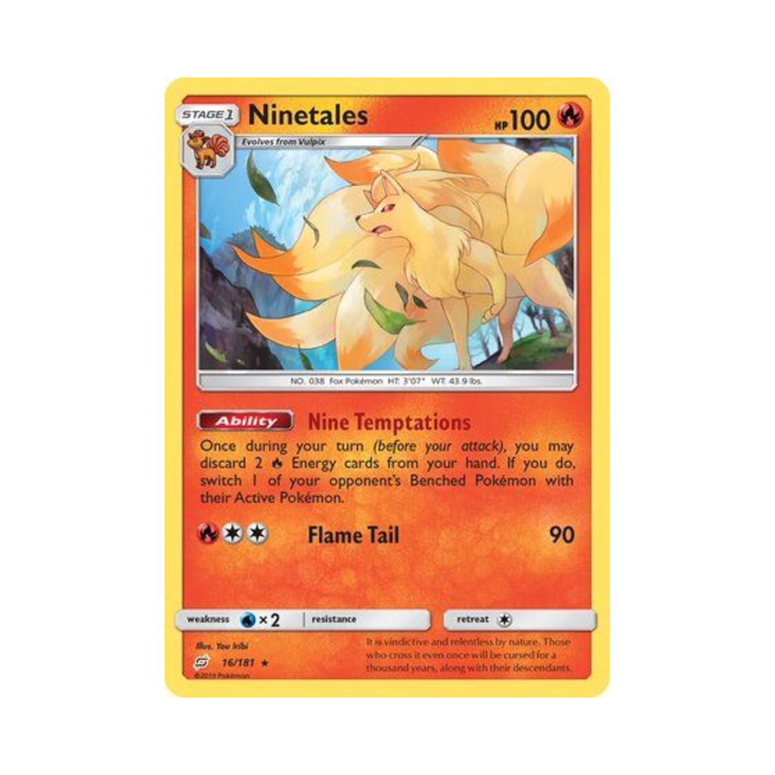 포켓몬 TCG 나인테일 R 팀업 (영문판)(Pokemon TCG Ninetales R Team Up (English Ver.)) - 1