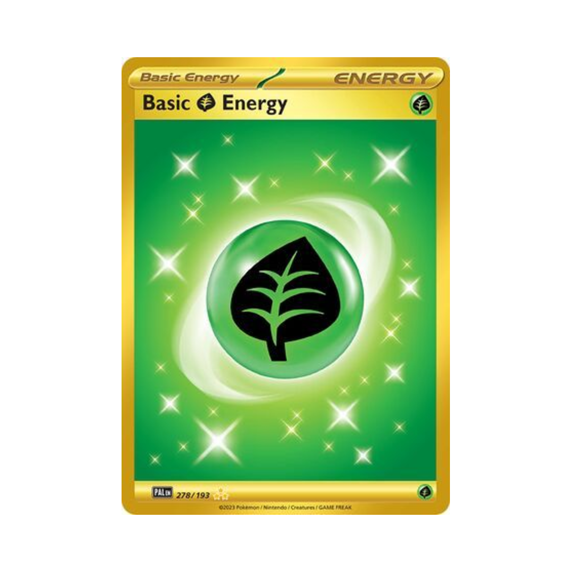 포켓몬 TCG 기본 풀 에너지 HR 팔데아 이볼브드 (영문판)(Pokemon TCG Basic Grass Energy HR Paldea Evolved (English Ver.))
