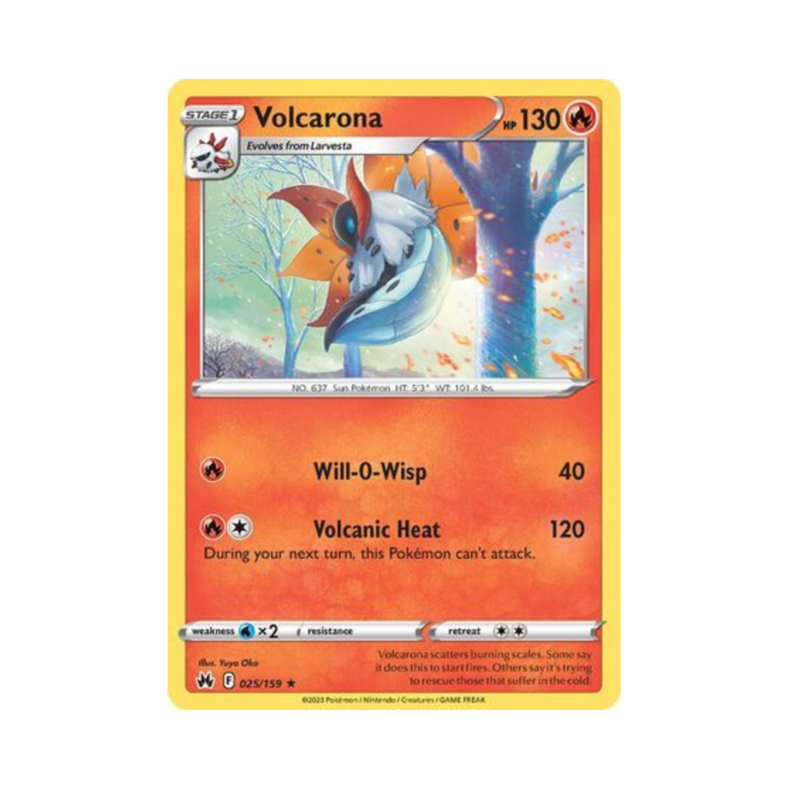 포켓몬 TCG 불카모스 R 크라운 제니스 (영문판)(Pokemon TCG Volcarona R Crown Zenith (English Ver.)) - 1
