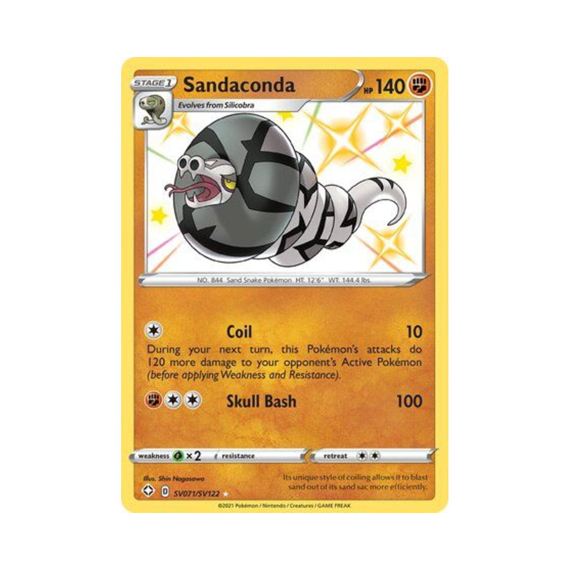 포켓몬 TCG 사다이사 RS 샤이닝 페이츠 (영문판)(Pokemon TCG Sandaconda RS Shining Fates (English Ver.)) - 1