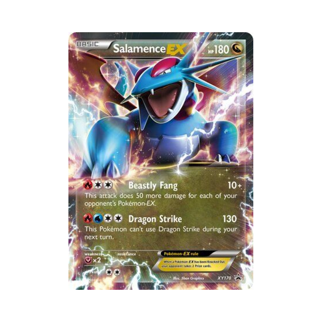 포켓몬 TCG 보만다 EX P XY 프로모 카드 (영문판)(Pokemon TCG Salamence EX P XY Promos (English Ver.)) - 1