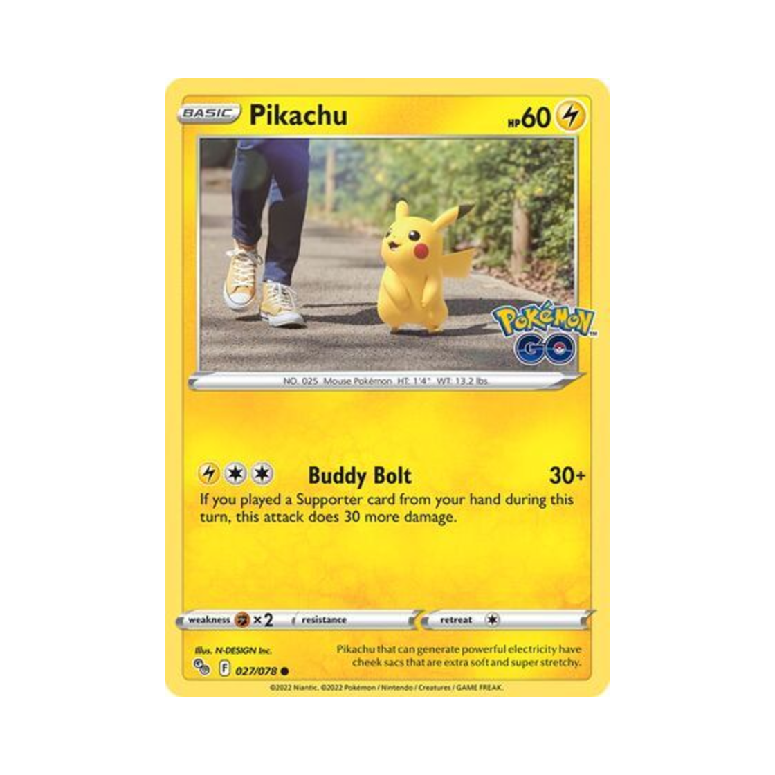 포켓몬 TCG 피카츄 C 포켓몬 고 (영문판)(Pokemon TCG Pikachu C Pokemon GO (English Ver.)) - 1