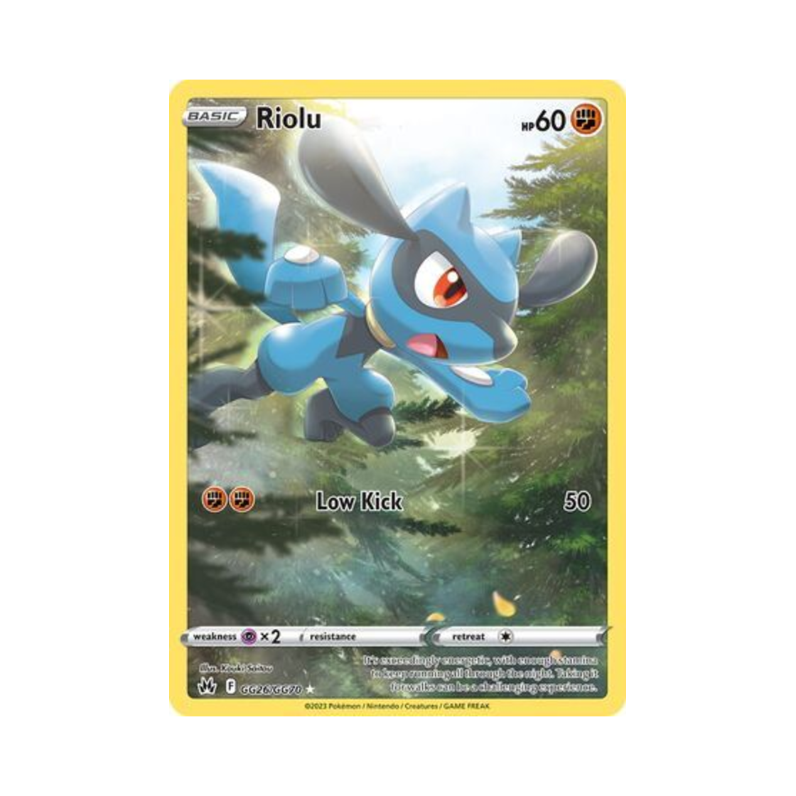 포켓몬 TCG 리오르 R 크라운 제니스 (영문판)(Pokemon TCG Riolu R Crown Zenith (English Ver.)) - 1