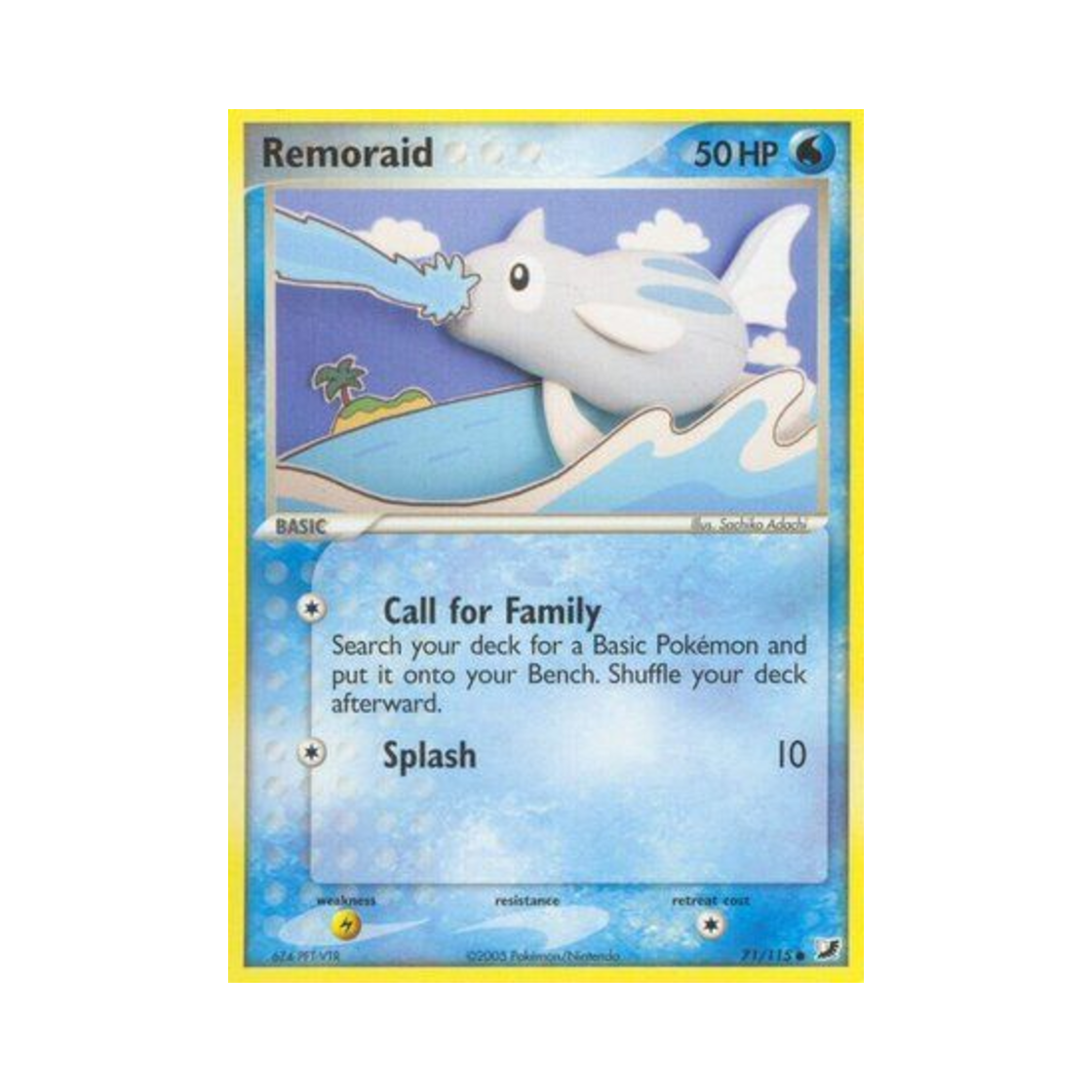 포켓몬 TCG 총어 C EX 언씬 포시스 (영문판)(Pokemon TCG Remoraid C EX Unseen Forces (English Ver.)) - 1