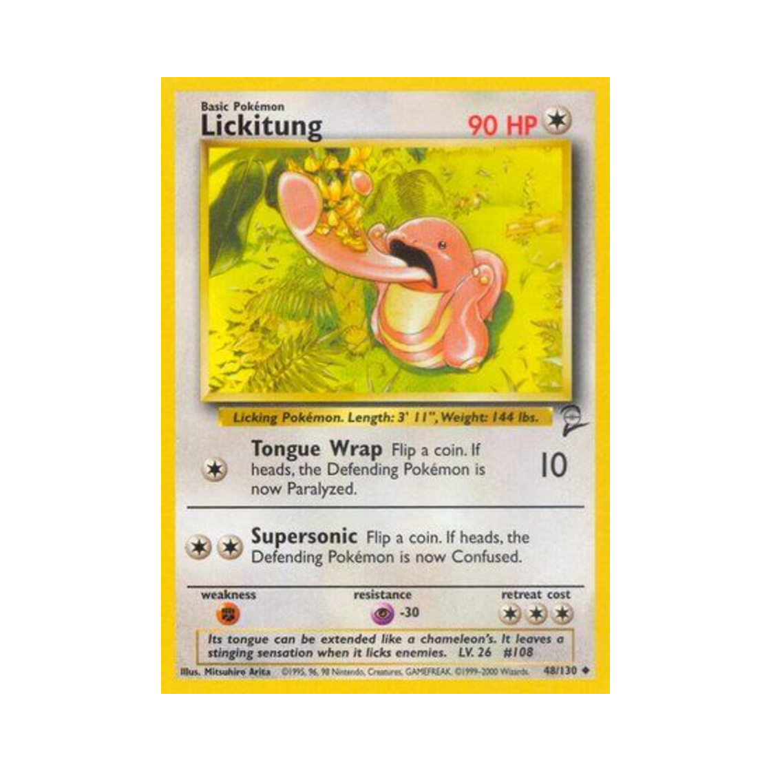 포켓몬 TCG 내루미 U 베이스 세트 2 (영문판)(Pokemon TCG Lickitung U Base Set 2 (English Ver.)) - 1