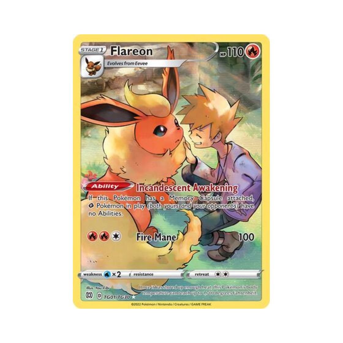 포켓몬 TCG 부스터 RH 브릴리언트 스타즈 (영문판)(Pokemon TCG Flareon RH Brilliant Stars (English Ver.)) - 1