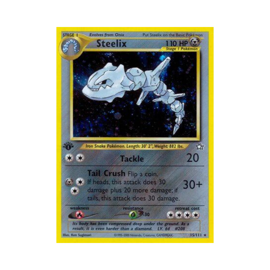 포켓몬 TCG 강철톤 RH 네오 제네시스 (영문판)(Pokemon TCG Steelix RH Neo Genesis (English Ver.)) - 1