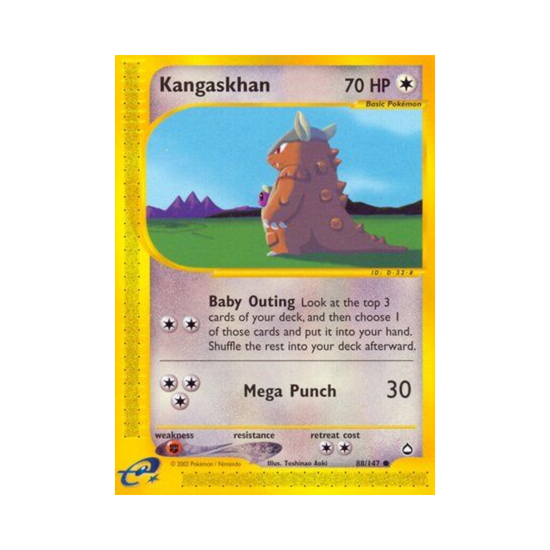 포켓몬 TCG 캥카 C 아쿠아폴리스 (영문판)(Pokemon TCG Kangaskhan C Aquapolis (English Ver.)) - 1