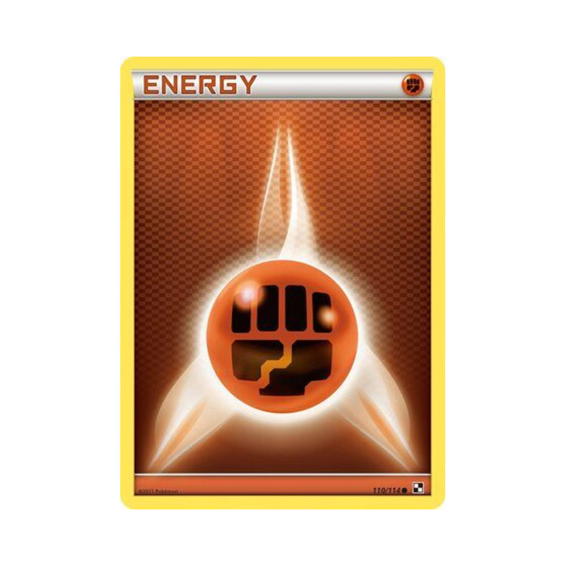 포켓몬 TCG 기본 격투 에너지 C 블랙 & 화이트 (영문판)(Pokemon TCG Fighting Energy C Black & White (English Ver.)) - 1