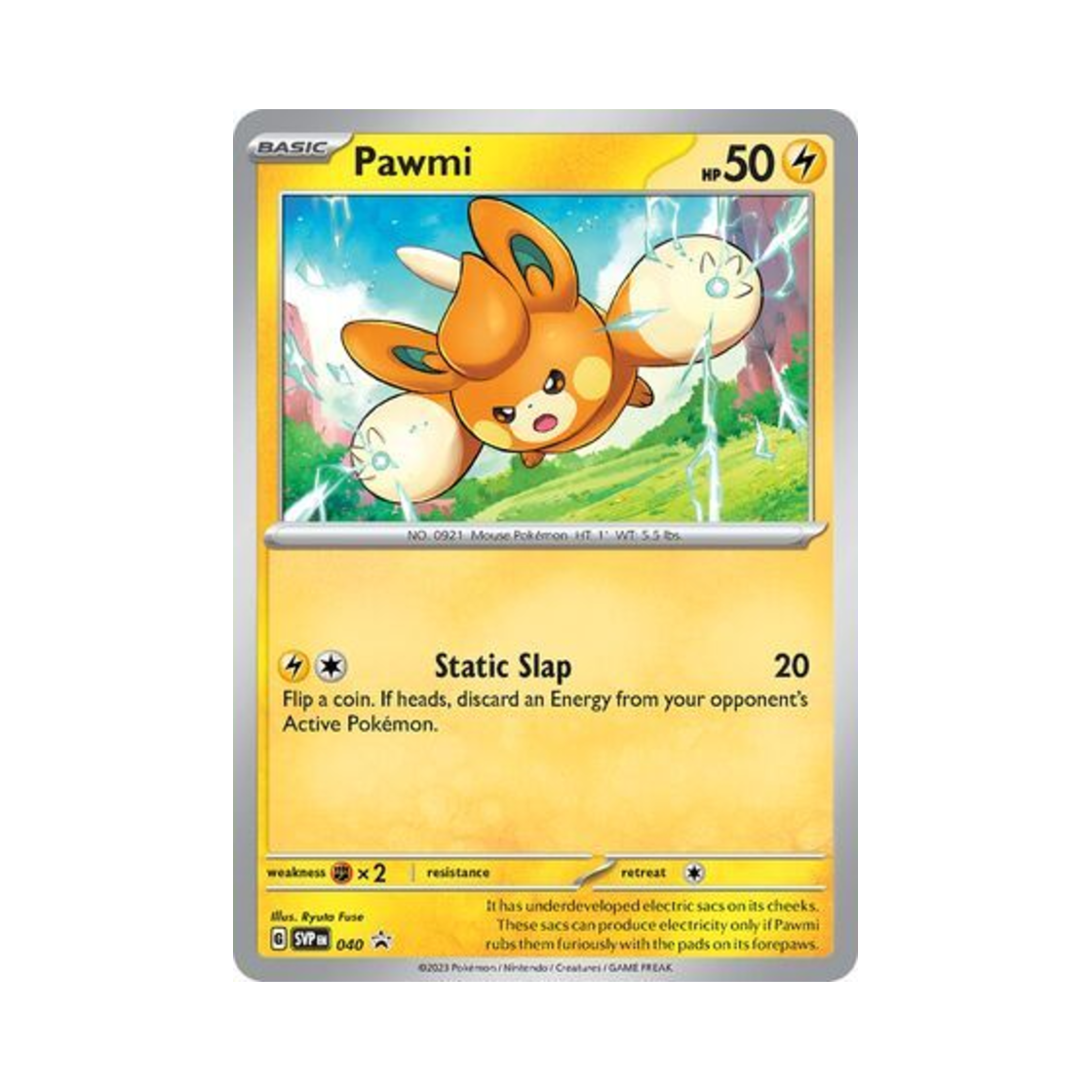 포켓몬 TCG 빠모 P 스칼렛 & 바이올렛 프로모 카드 (영문판)(Pokemon TCG Pawmi P Scarlet & Violet Promos (English Ver.)) - 1