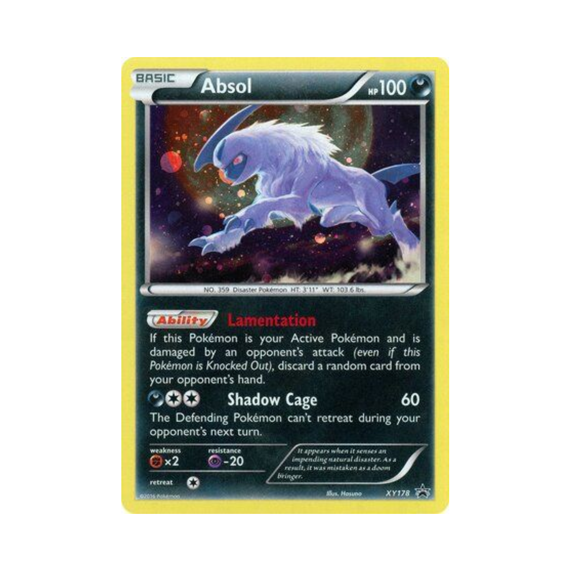 포켓몬 TCG 앱솔 P XY 프로모 카드 (영문판)(Pokemon TCG Absol P XY Promos (English Ver.)) - 1
